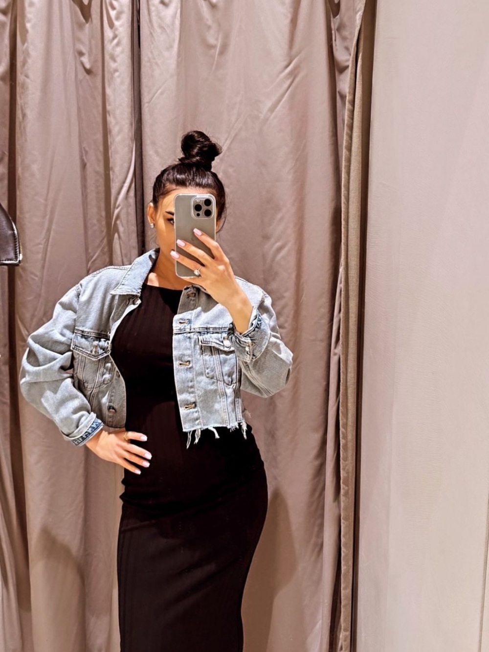 stradivarius Cropped Light Wash Denim Jacket - Light Blue